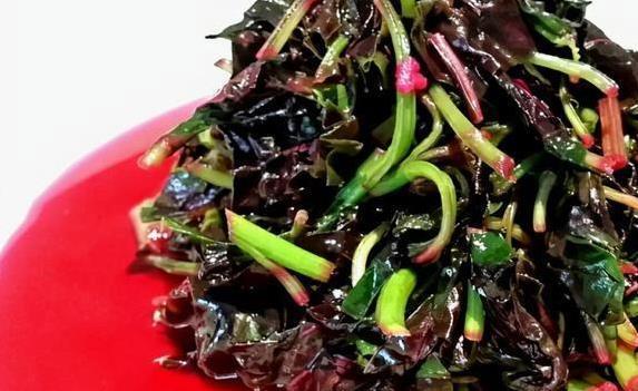 孩子爱上红菜泡饭，奶奶教我“油盐水”炒苋菜，3块钱吃出幸福味