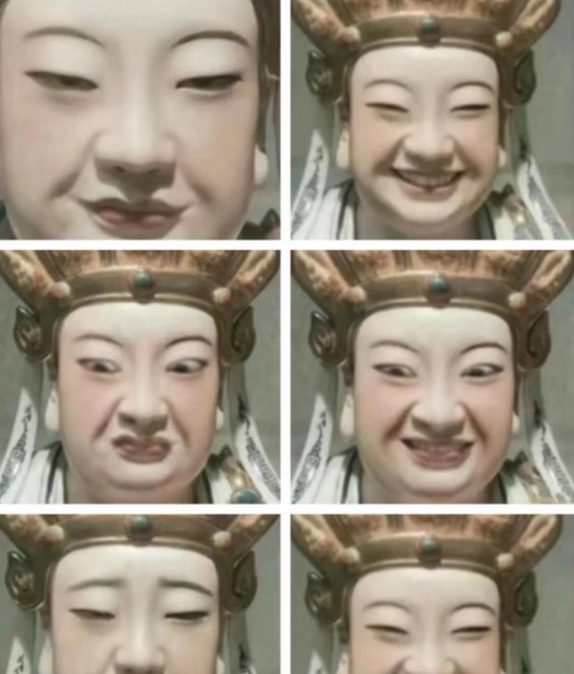 网红“无语菩萨”火出圈 国庆长被迫营业，网友：更无语了