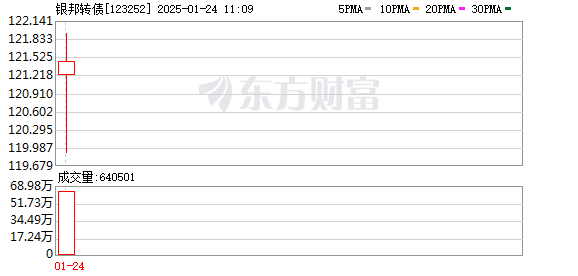 可转债开盘活跃 银邦转债上市大涨21%