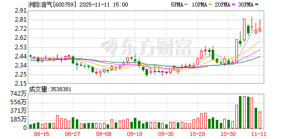 洲际油气两股东涉监管事项 公司称不影响日常经营