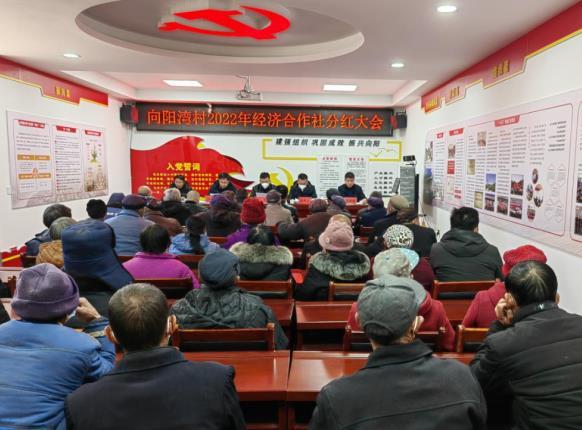 佳县通镇召开2022年村集体经济合作社分红大会
