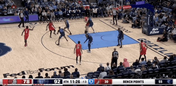 杨瀚森首发上场精彩集锦,梦幻脚步暴扣,妙传连连,下半场强势回归!