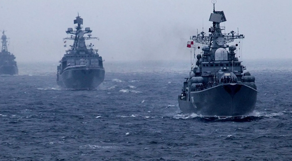 俄太平洋舰队60多艘军舰开始在日本海和鄂霍次克海演习，持续至本月20日