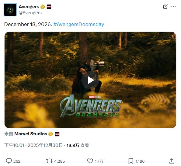 复联5第二支预报 雷神回顾催泪祷告