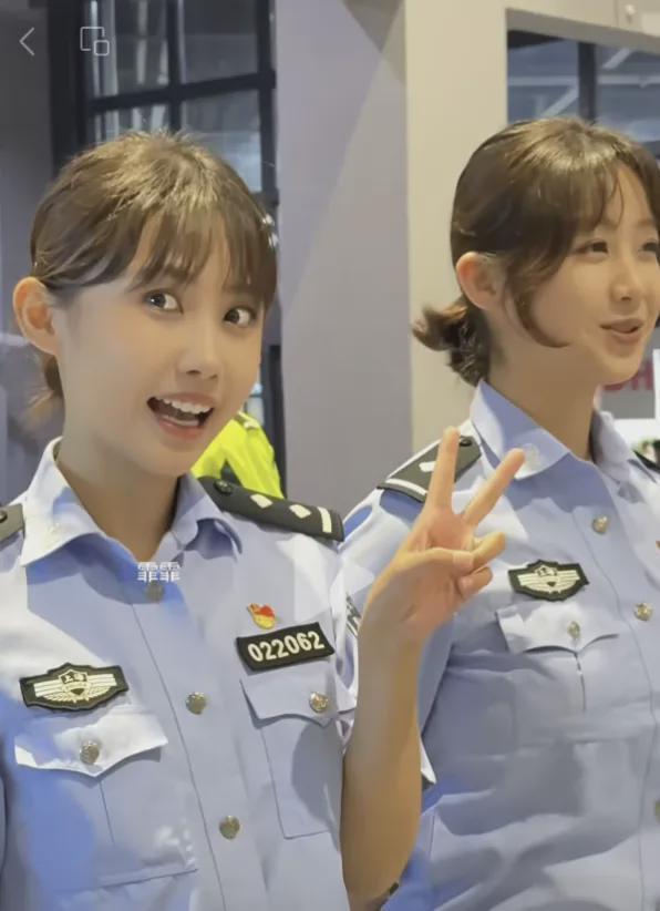 女警因美得像邱淑贞爆火 本人回应