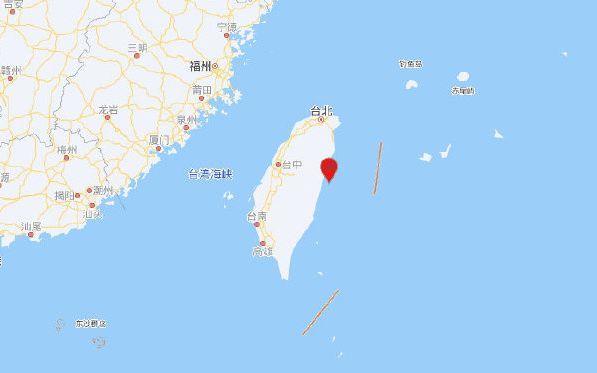 台湾花莲县海域发生4.7级地震 海域安全引担忧