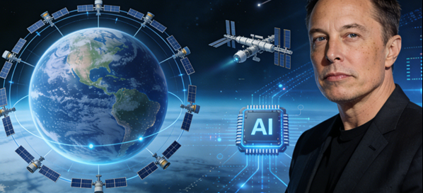 星链只是开胃菜 马斯克公布超级太空AI帝国计划