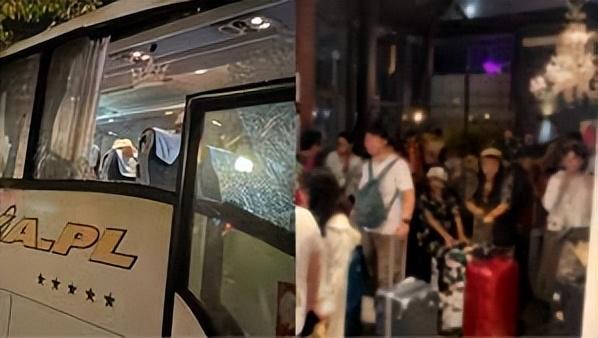 法国骚乱持续！一辆装满41名中国游客的大巴在马赛被蒙面人砸窗