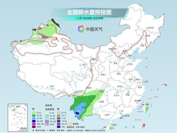 全国大部气温逐渐回升 西南等地仍有雨雪 西南雨雪频繁需防范