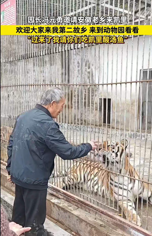 凯里动物园长邀请安徽老乡来做客 共赏深山里的温情动物园