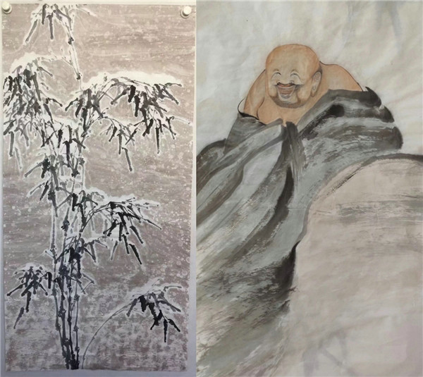 著名画家樊索莉-用时代笔墨描绘普陀山十二景色