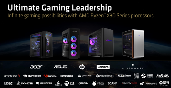 AMD X3D神U正式升级！频率飙升400MHz 功耗完全不变