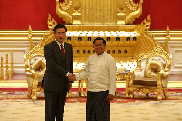 媒体关注秦刚会晤蒙古外长和访缅甸 深化各领域合作