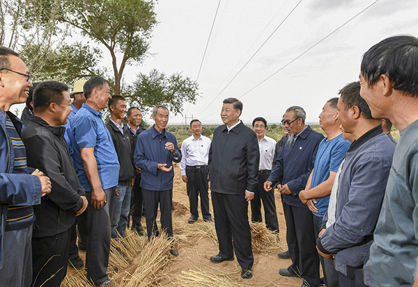 困难面前不低头 敢把沙漠变绿洲