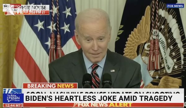 拜登谈美国小学再现枪击：我吃珍妮牌冰激凌！