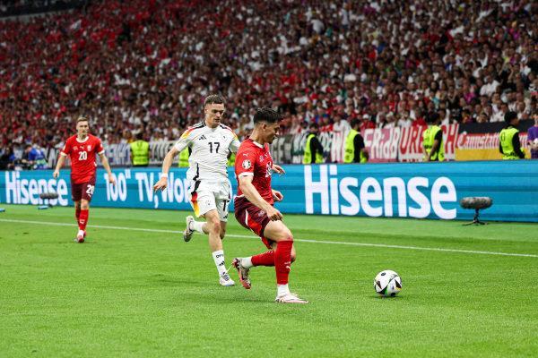 瑞士vs德国焦点战：欧洲杯小组生死对决 德国补时绝平1-1瑞士
