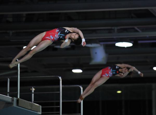 女子双人10米跳台跳水决赛