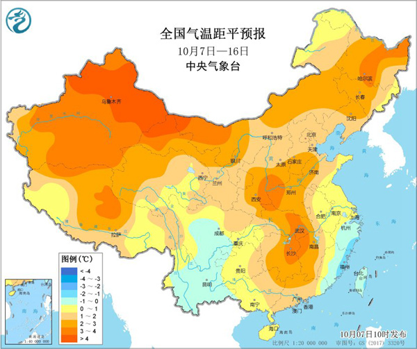 冷空氣難擋升溫趨勢！未來十天氣溫預報圖一片暖色