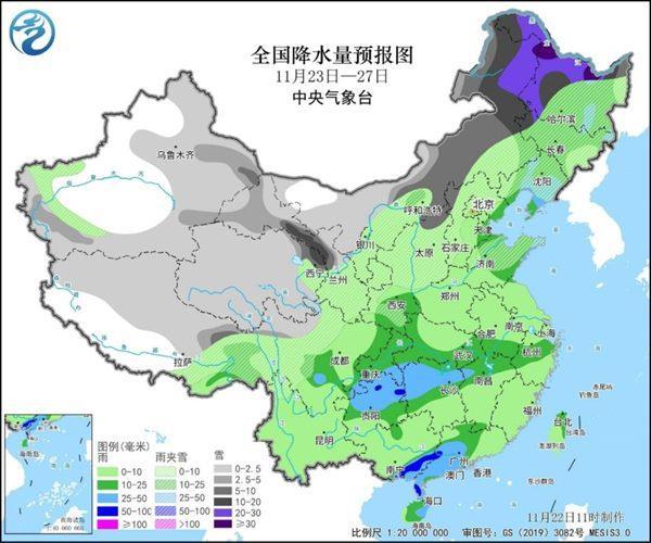 寒潮步步“冰冻”将带来冷暖逆转 北方雨雪混杂局地雪强同期少见 大风降温雨雪齐袭