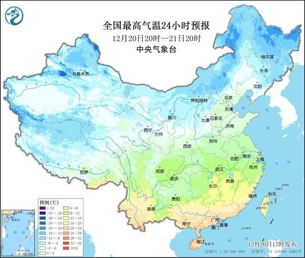 一九冷如三九 从南到北多地气温将持续刷新低