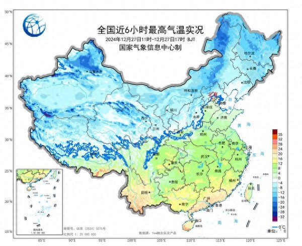 我国大部地区将在升温中迎来新年