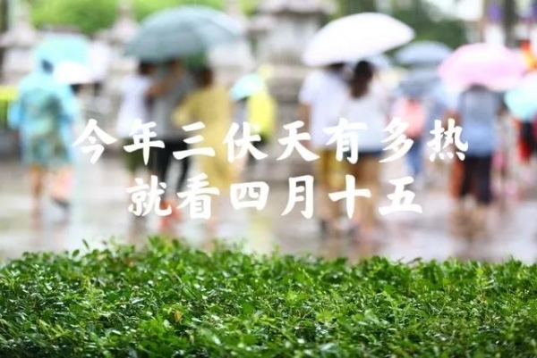 四月十五下雨有啥說(shuō)法,？老祖宗農(nóng)諺早預(yù)警 三伏涼悠悠