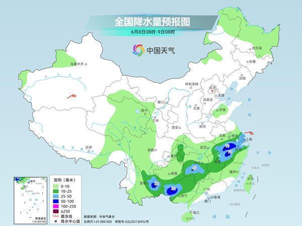 南方新一輪降雨今晚展開 江淮江南局地暴雨