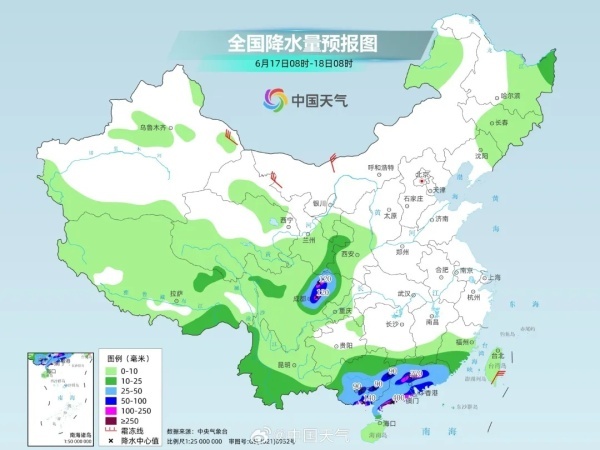新一輪降雨天氣影響我國(guó)中東部