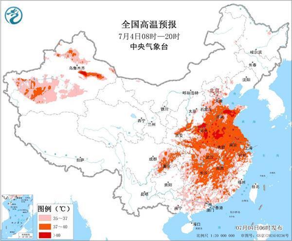 今年以来最强高温过程正影响我国