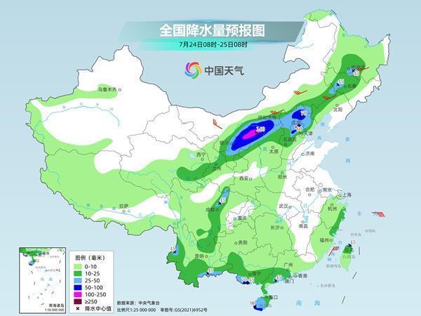 新一輪降雨影響北方 中東部高溫卷土重來(lái) 南北天氣分化明顯
