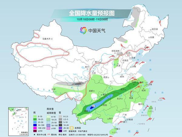 冷空气发力 全国多地迎降雨最强时段 今夜至明天雨势最强