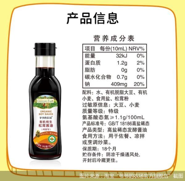 儿童专用酱油被曝钠含量超成人酱油
