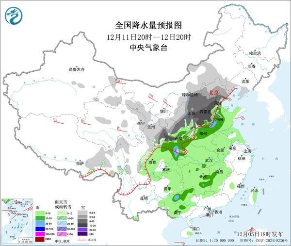 下周将有两股冷空气来袭 中东部或迎大范围雨雪