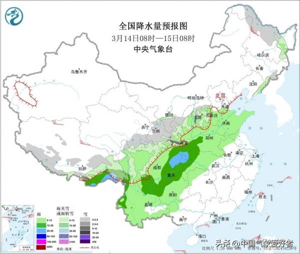 今春大范围雨雪 农谚预示好年景