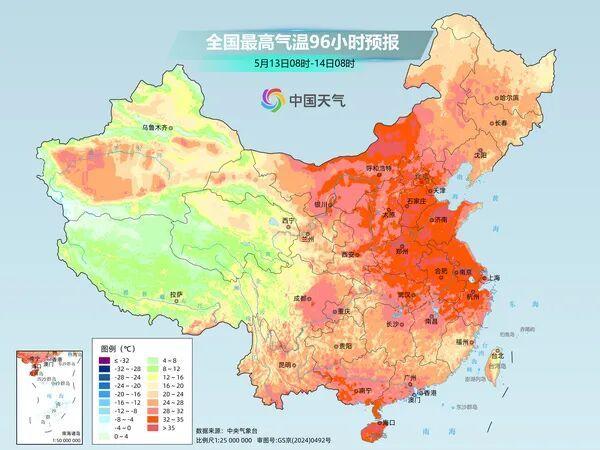 局地可达35℃以上!今年首轮高温来袭 北方多地迎高温考验