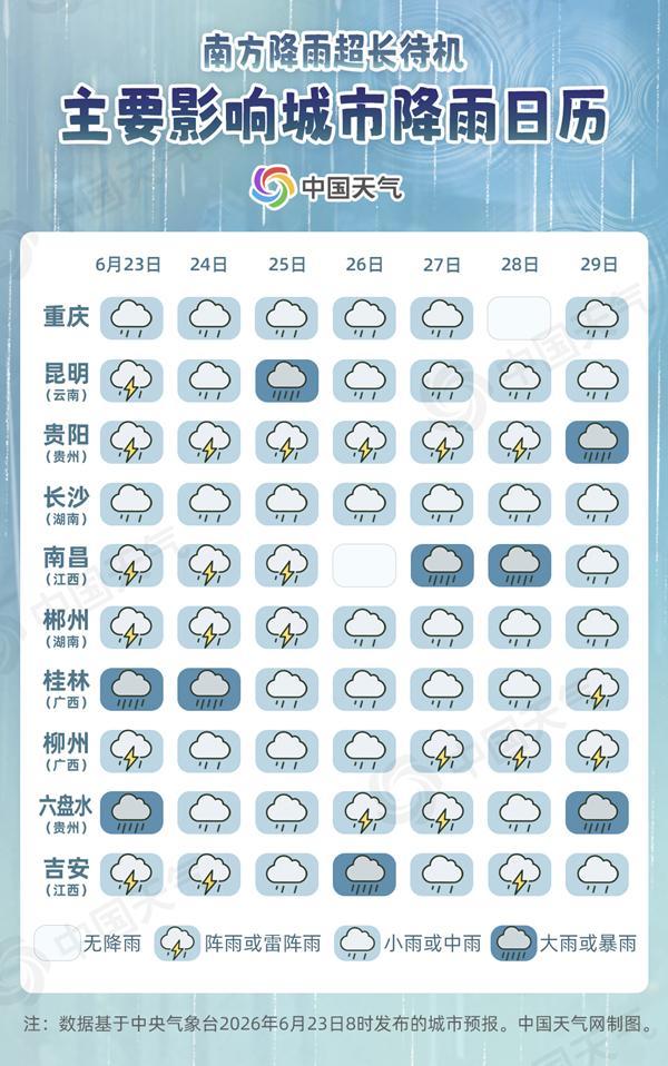 南方强降雨“梅完梅了” 雨带南北摆动持续影响