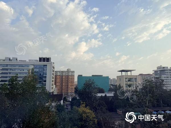 未来三天北京以晴到多云为主 今天白天5级左右阵风