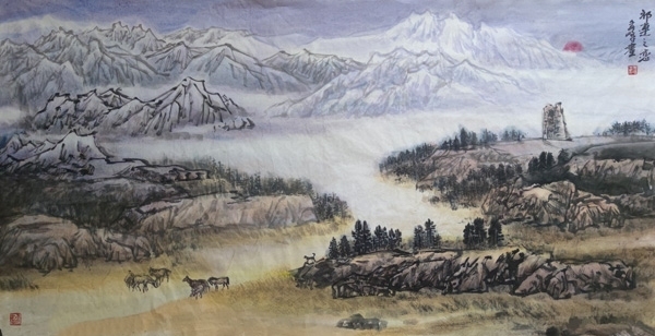 李秀峰 | 笔墨传大爱，画境见真纯