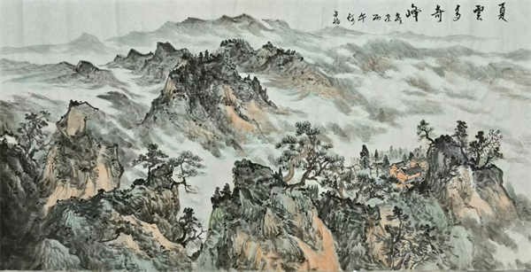 何占福丨扎根贺兰山下黄河之畔,以笔墨诠释西北山川风骨