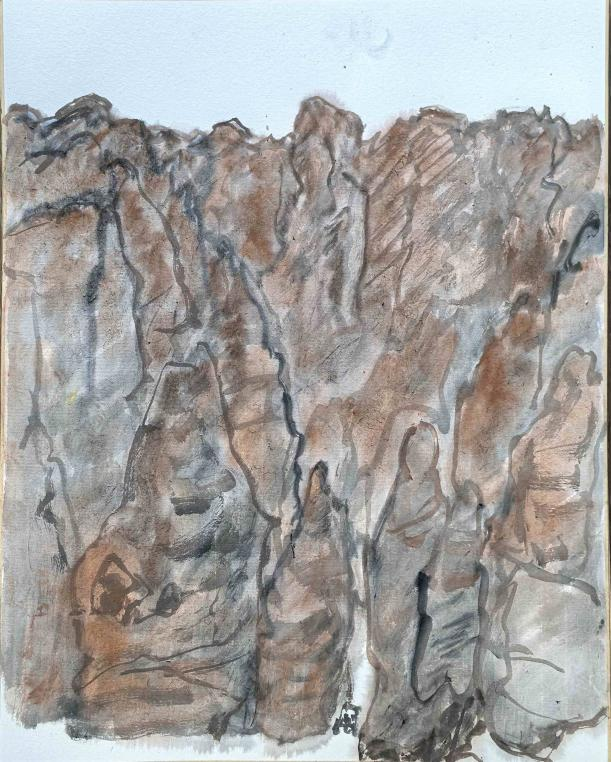 笔墨问道石林 神韵写意黄河：走遍中国·甘肃——伟德bv国际体育官网美术家写生创作行动走进景泰