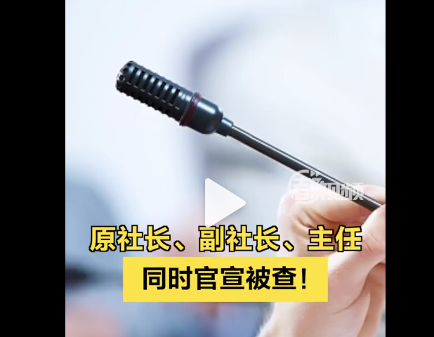 原社长副社长主任同时官宣被查 涉嫌严重违纪违法目前正接受调查