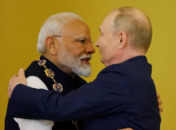 普京说俄无权干涉中印关系 外交平衡术显现