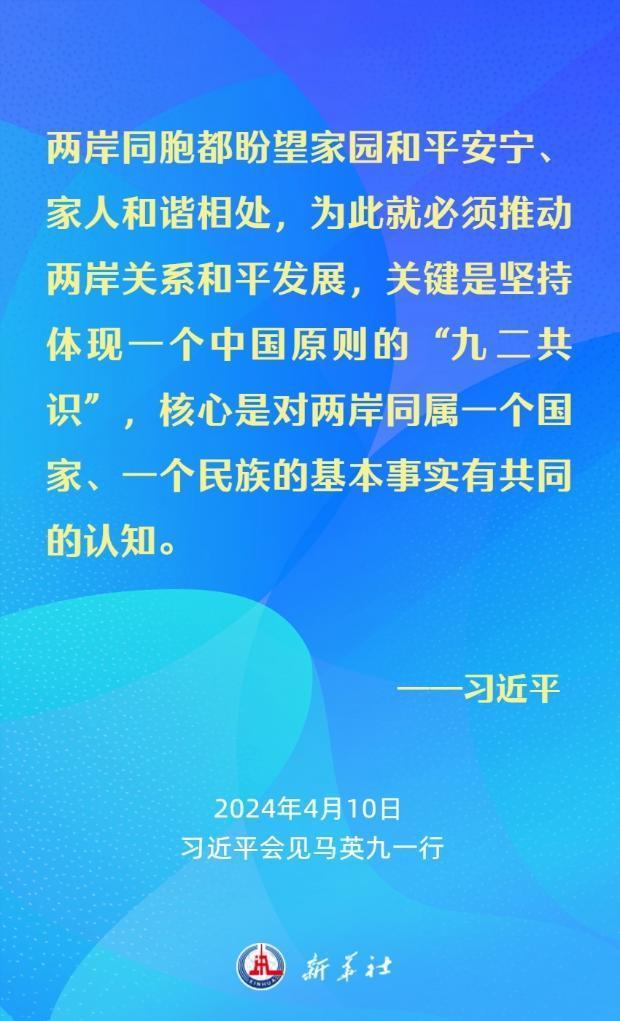 金句海报｜习近平：要从中华民族整体利益和长远发展来把握两岸关系大局