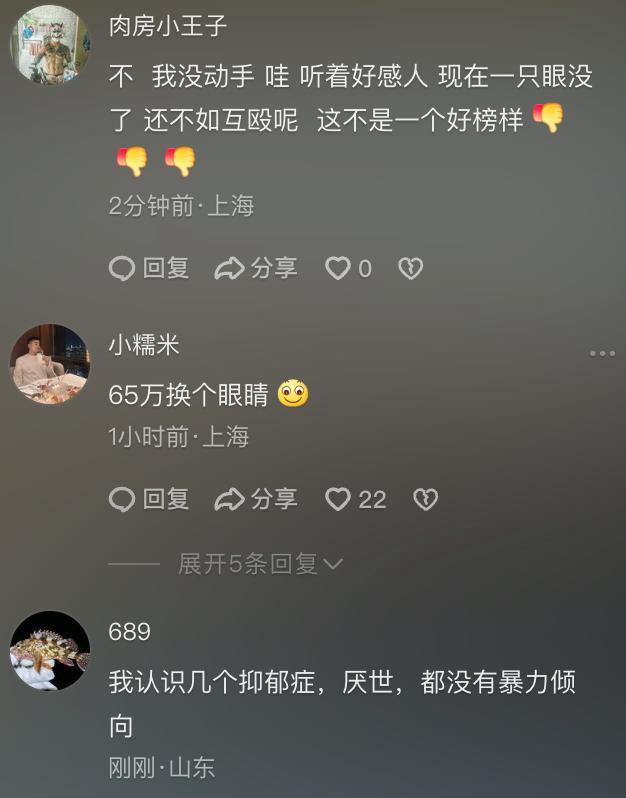 男子犯路怒癥，致被害人眼球摘除,，為何輕判 網友炸鍋質疑判決
