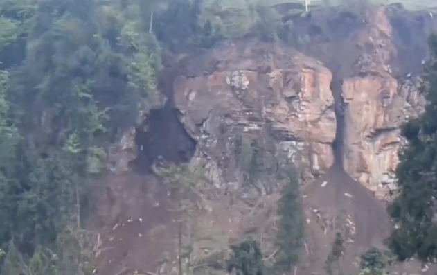 贵州织金发生山体垮塌 多部门介入