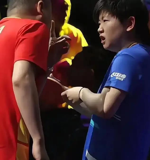 孙颖莎针对桥本帆乃香练习攻削对抗 破解削球魔术