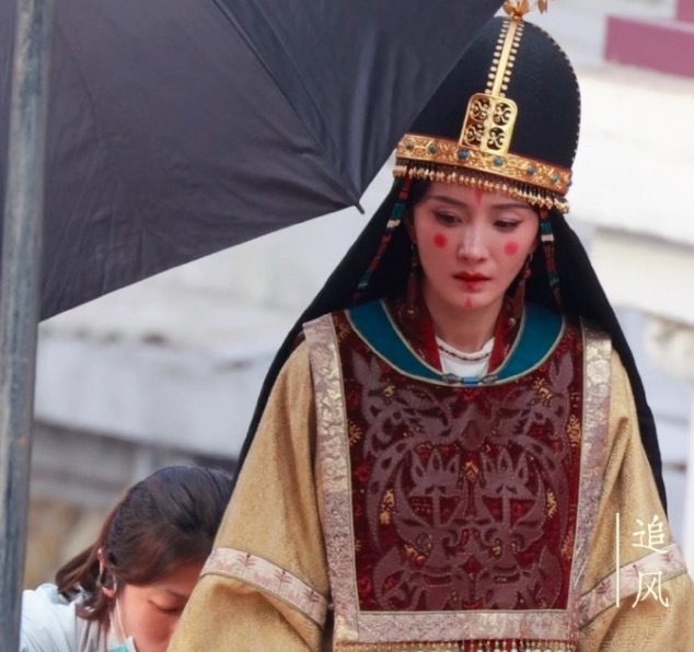 杨幂北魏复原妆 从古俑壁画里走出来的中式古韵