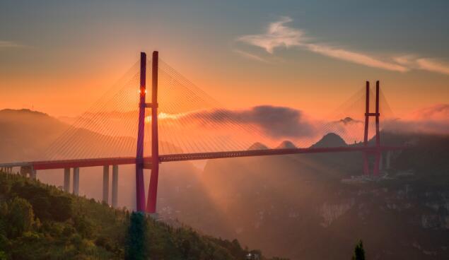 打卡贵州“空中彩虹” “桥一桥”那些奇绝风光！