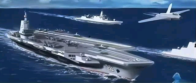 充满科幻风格马伟明提出超级全能战舰配备电磁轨道炮的核动力航母2