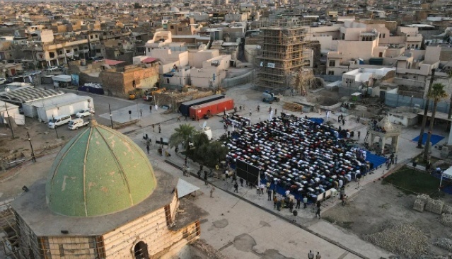 伊拉克努裏清真寺牆內藏5枚“伊斯蘭國”遺留炸彈